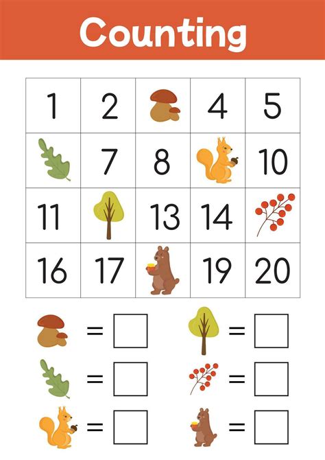 Mathematic Kindergarten Worksheet
