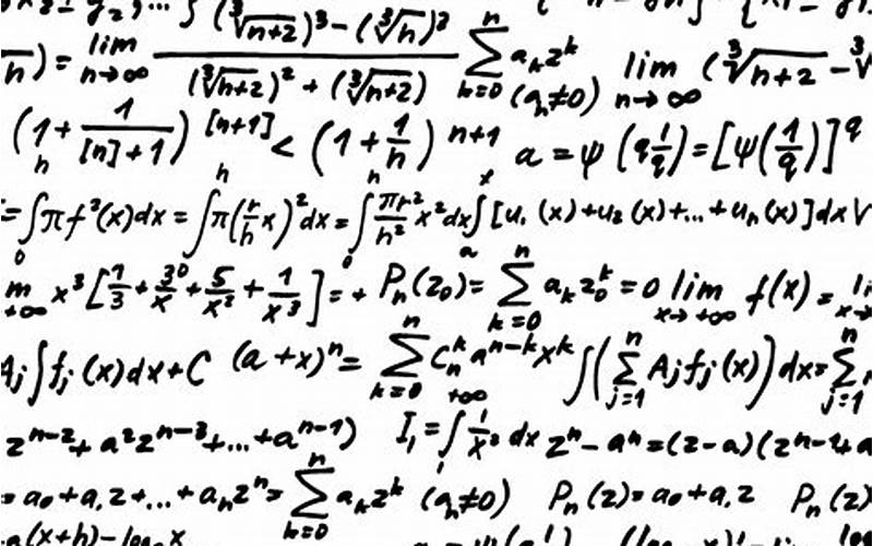 Mathematics Formula