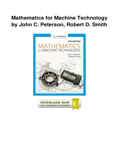 Mathematics For Machine Technology 1 Highlights