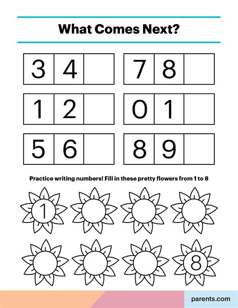 Maths Worksheets For Kindergarten