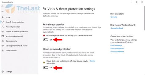 Matikan Opsi Real-Time Protection Atau Active Protection