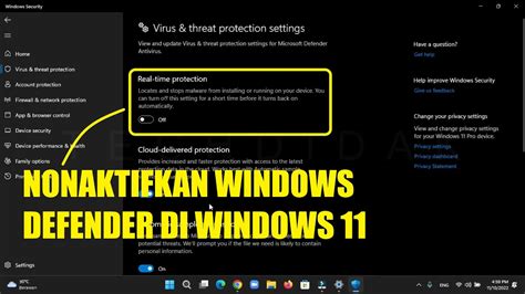 Matikan Windows Defender: Cara Cepat & Aman