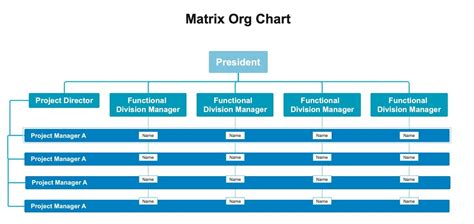 Matrix Organizational Chart