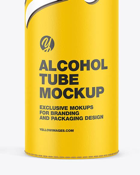 Matte Alcohol Tube Mockup
