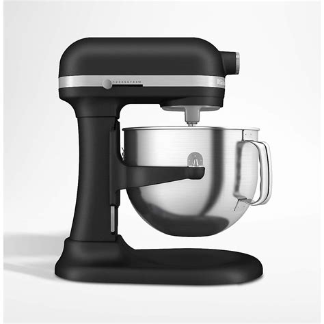 Stylishly Bold: Matte Black Kitchen Aid Bowl for Perfect Mixing