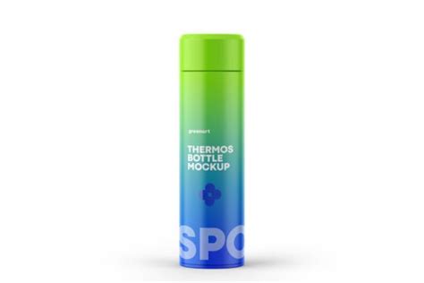 Matte Thermos Mockup
