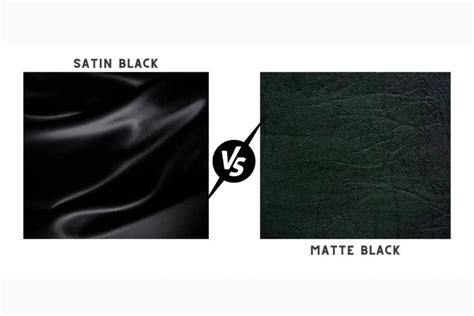 Matte Vs Satin