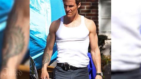 Matthew McConaughey shows off muscular physique on set of