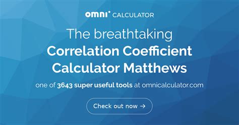 Matthews Coefficient Calculator