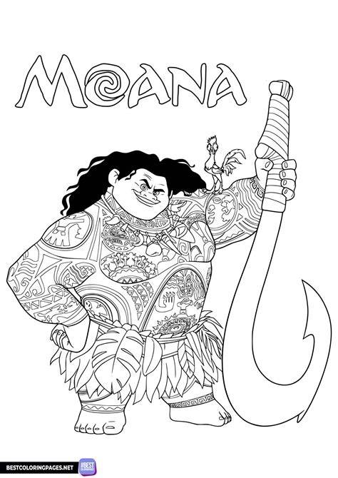 Maui Coloring Page
