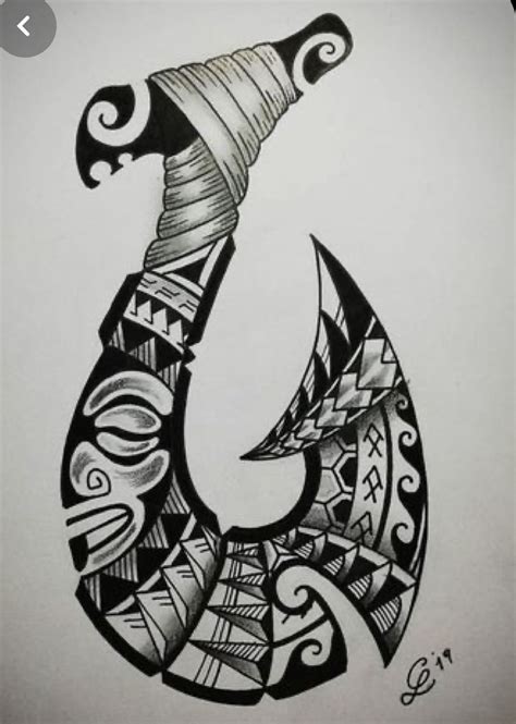 Maui Hook Tattoo