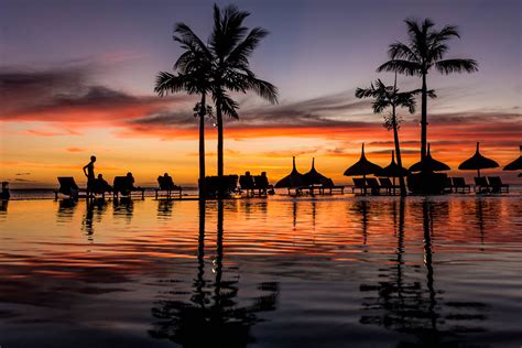 Mauritius Beach Sunset