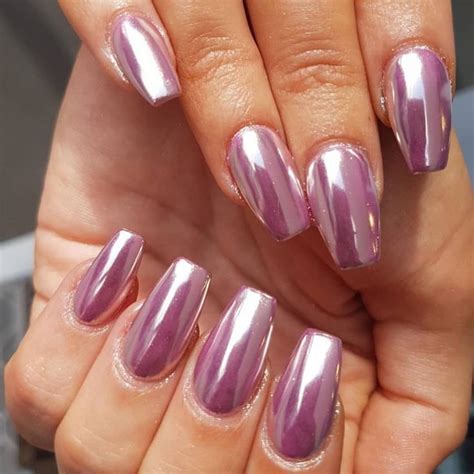 Mauve Chrome Nails: The Latest Trend In Nail Art