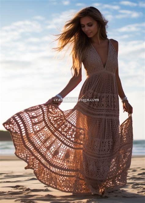 Maxi Crochet Beach Dress