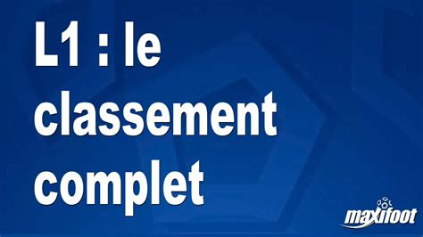 Maxifoot Ligue 1