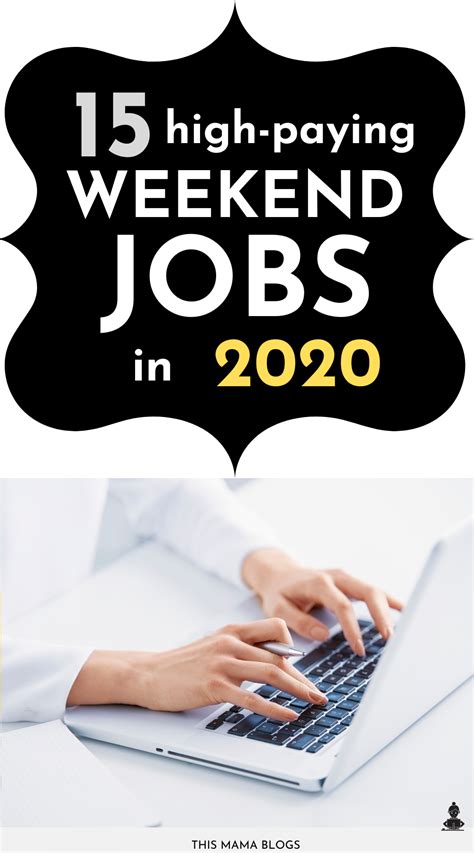 Maximize Your Income With The Best Weekend Jobs