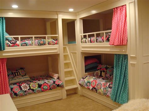 Our bunk room ) cool bunk beds, bunk bed rooms, small kids bedroom