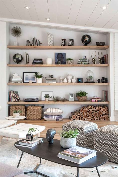 70+ Exciting Floating Shelves for Living Room Decorating Page 67 of 71