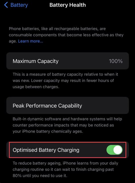 Maximizing Battery Life and Charging Settings
