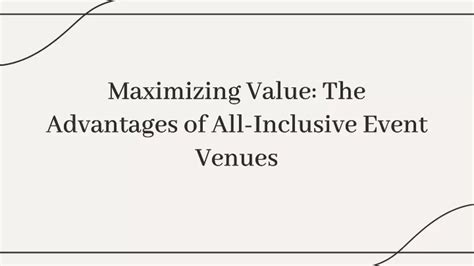 Maximizing Value at Affordable Venues