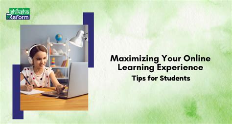 Maximizing Your Online Learning Experience