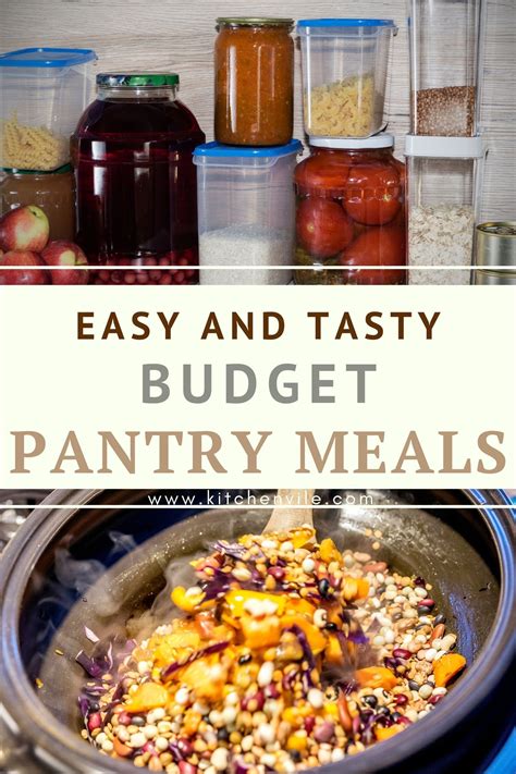Maximizing Your Pantry for Cheap Meals