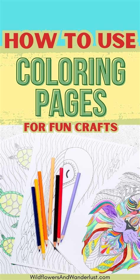 Maximizing the Fun: Creative Ways to Use Your Coloring Pages