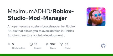 MaximumADHD/Roblox-Studio-Mod-Manager: An open  - GitHub