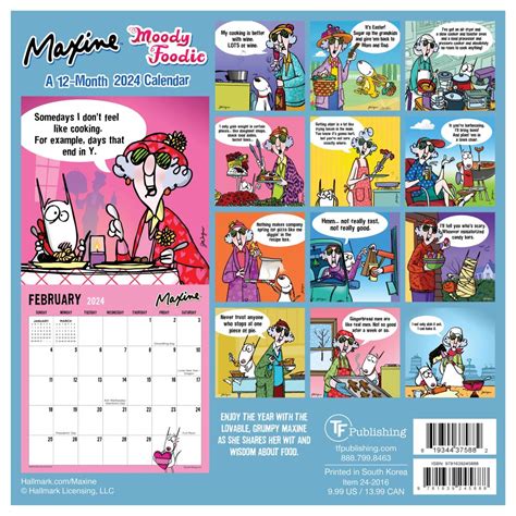 Maxine Daily Calendar 2024