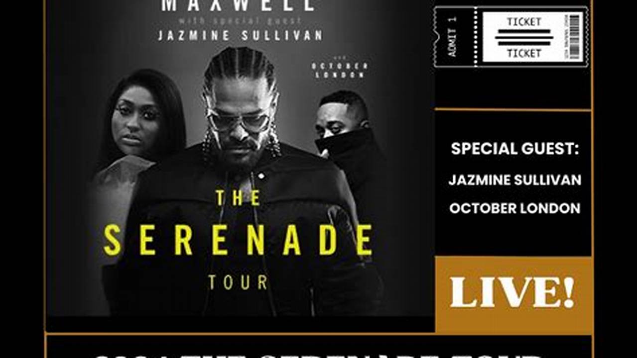 Maxwell Concert Schedule 2024 Chicago