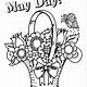 May Printable Coloring Pages