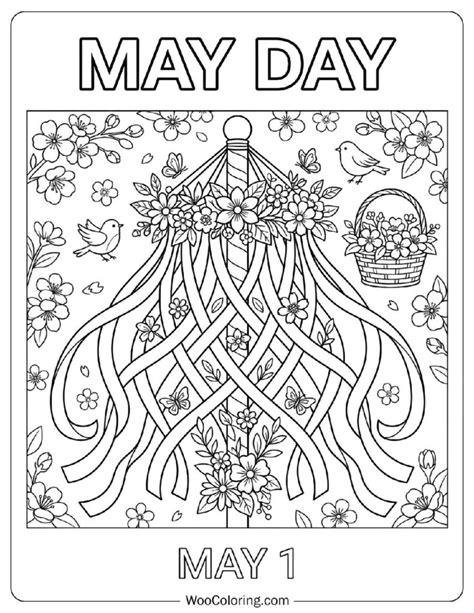 May Day Coloring Pages