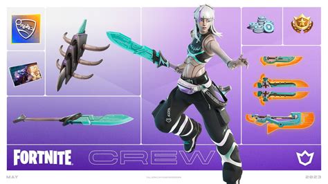Fashionably fierce: Unleash your inner warrior with the May Fortnite Crew Skin