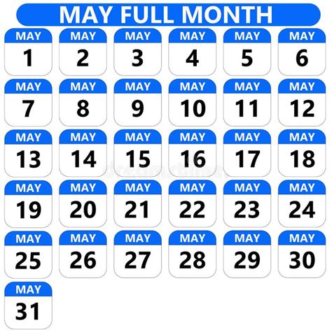 May Month Number