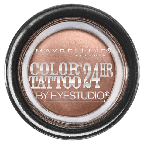 Maybelline Color Tattoo Bad To The Bronze Review, swatch