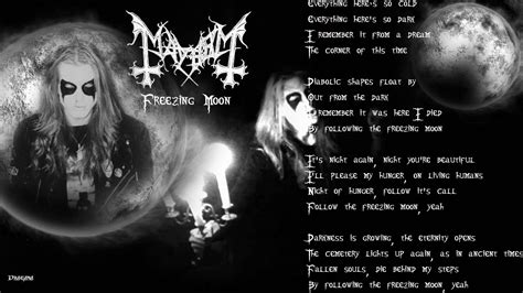 Mayhem Black Metal Freezing Moon