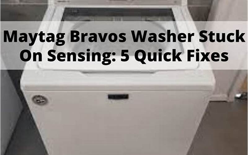 Maytag Washer Sensing Problem