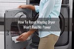 Maytag Dryer Reset
