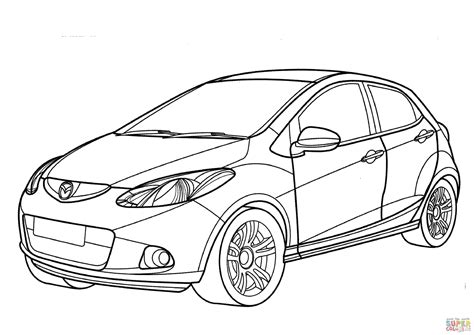 Mazda2 Coloring Book