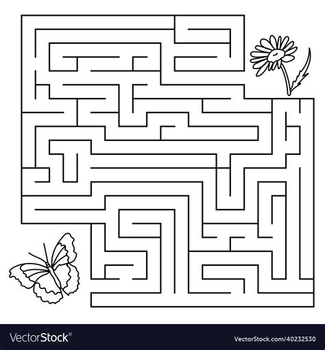 Maze Coloring Page