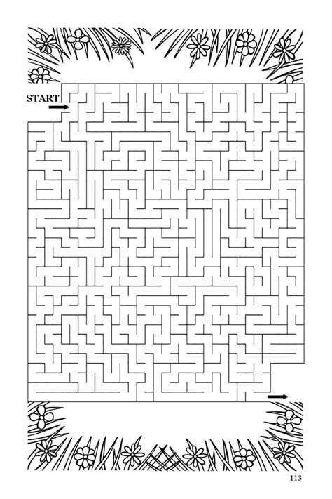Maze Puzzles For Kids Pdf