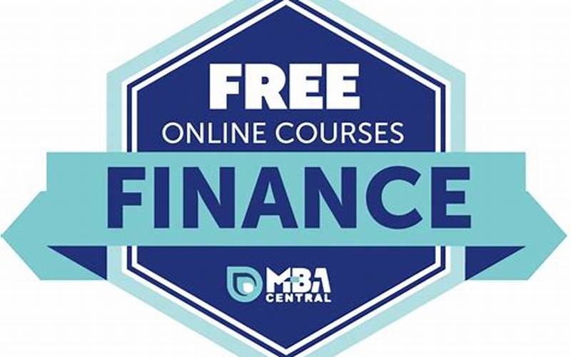 Mba Finance Online Course