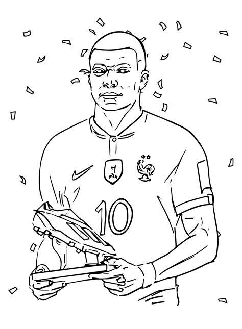 Mbappe Coloring Pages