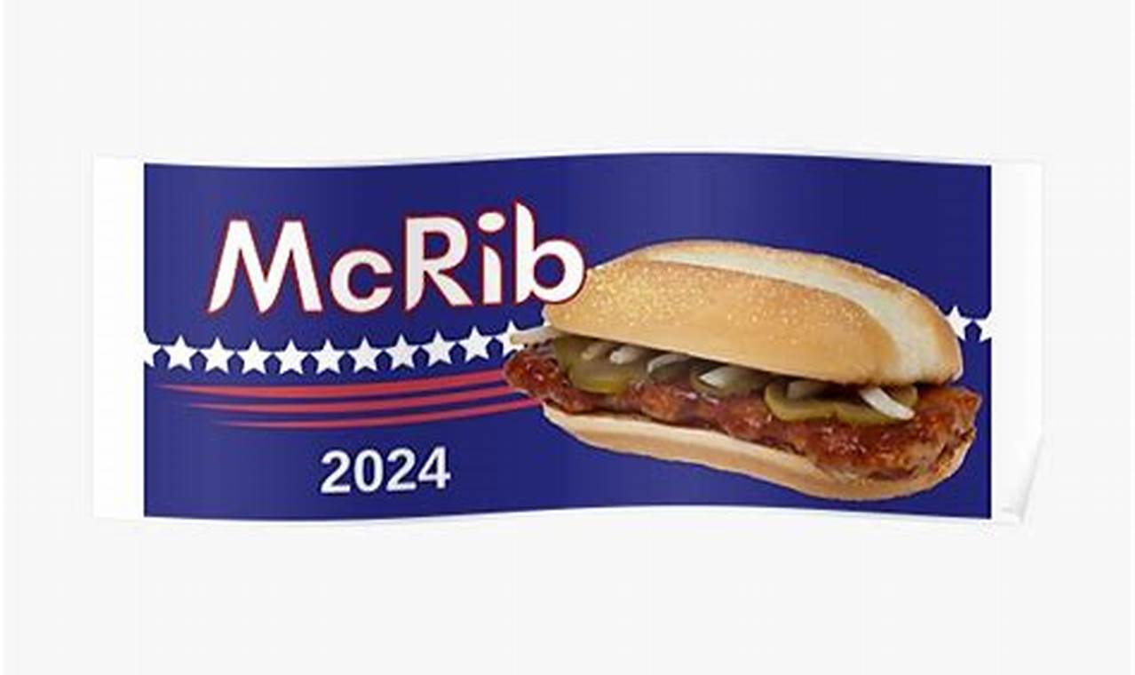 Mcdonald Mcrib 2024