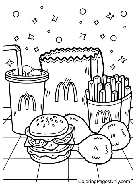 Mcdonalds Color Pages
