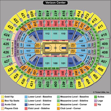 Mci Center Seating Chart