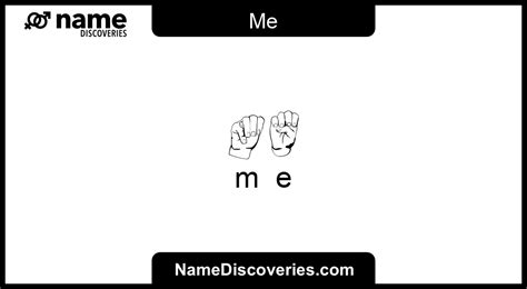 Me In Sign Language