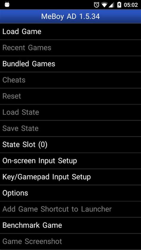 MeBoy Advance - Emulator for GBA