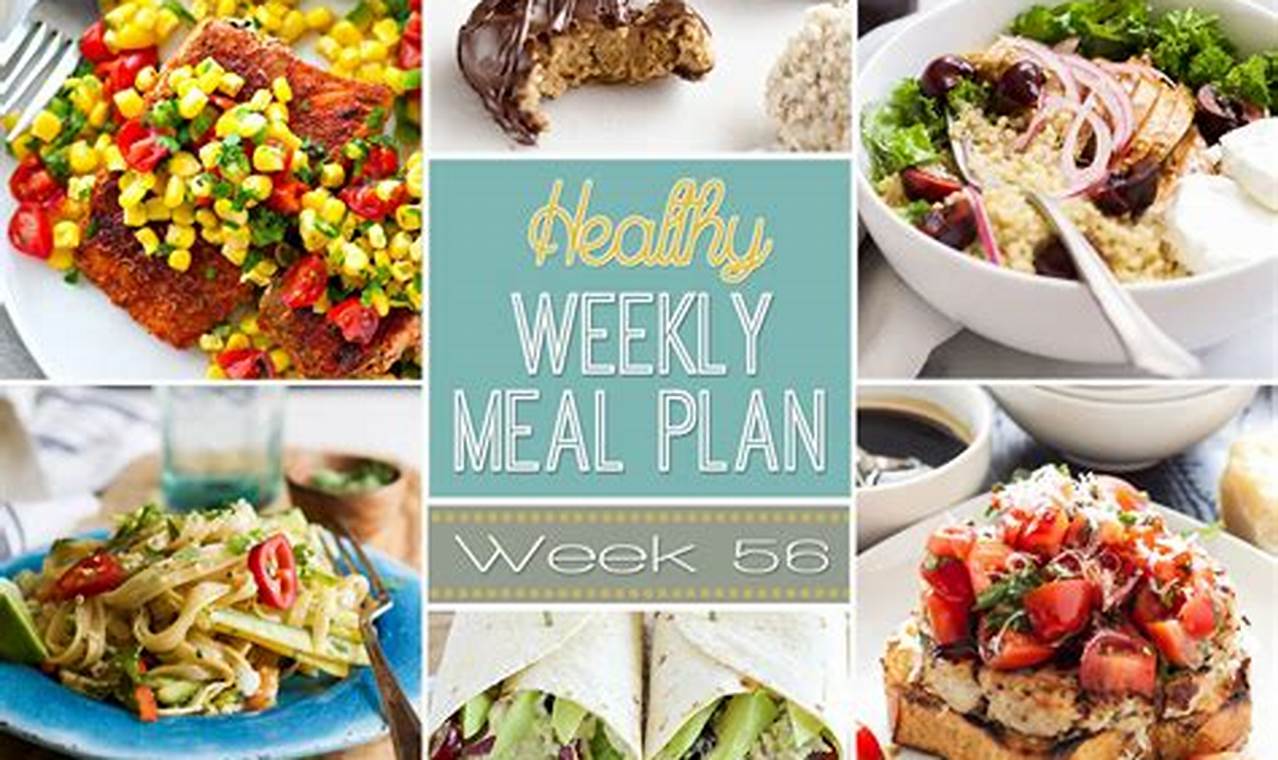 Meal planning, healthy eating tips