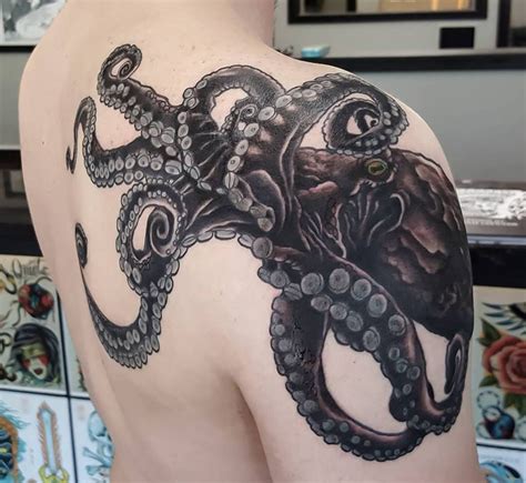Mean Octopus Tattoo